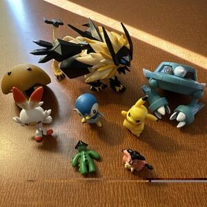 Pokemon Figures Lot: Pikachu, Dusk Mane, More